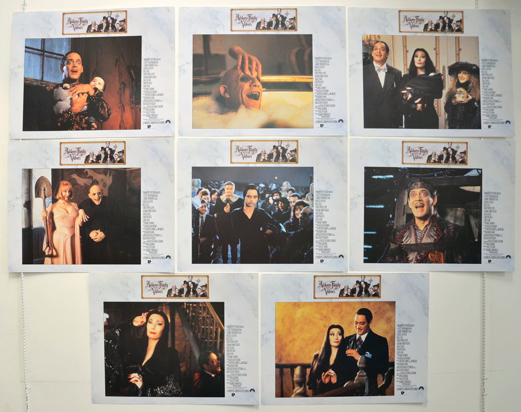 Addams Family Values  Set of 8 Original Cinema Lobby Cards 