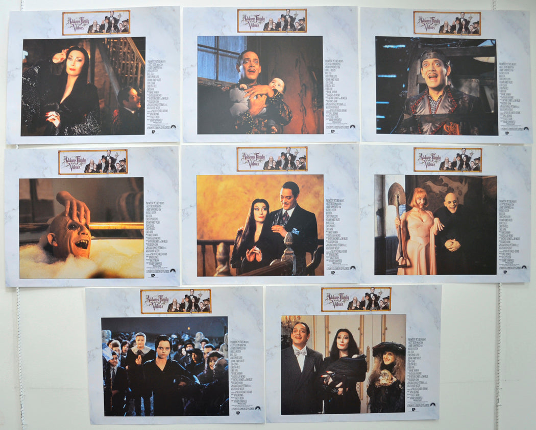 Addams Family Values  Set of 8 Original Cinema Lobby Cards 