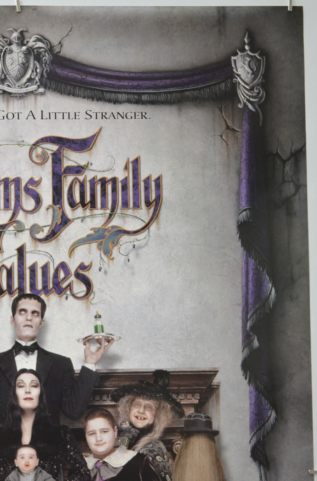 ADDAMS FAMILY VALUES (Top Right) Cinema One Sheet Movie Poster 