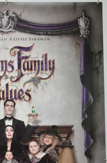 ADDAMS FAMILY VALUES (Top Right) Cinema One Sheet Movie Poster 