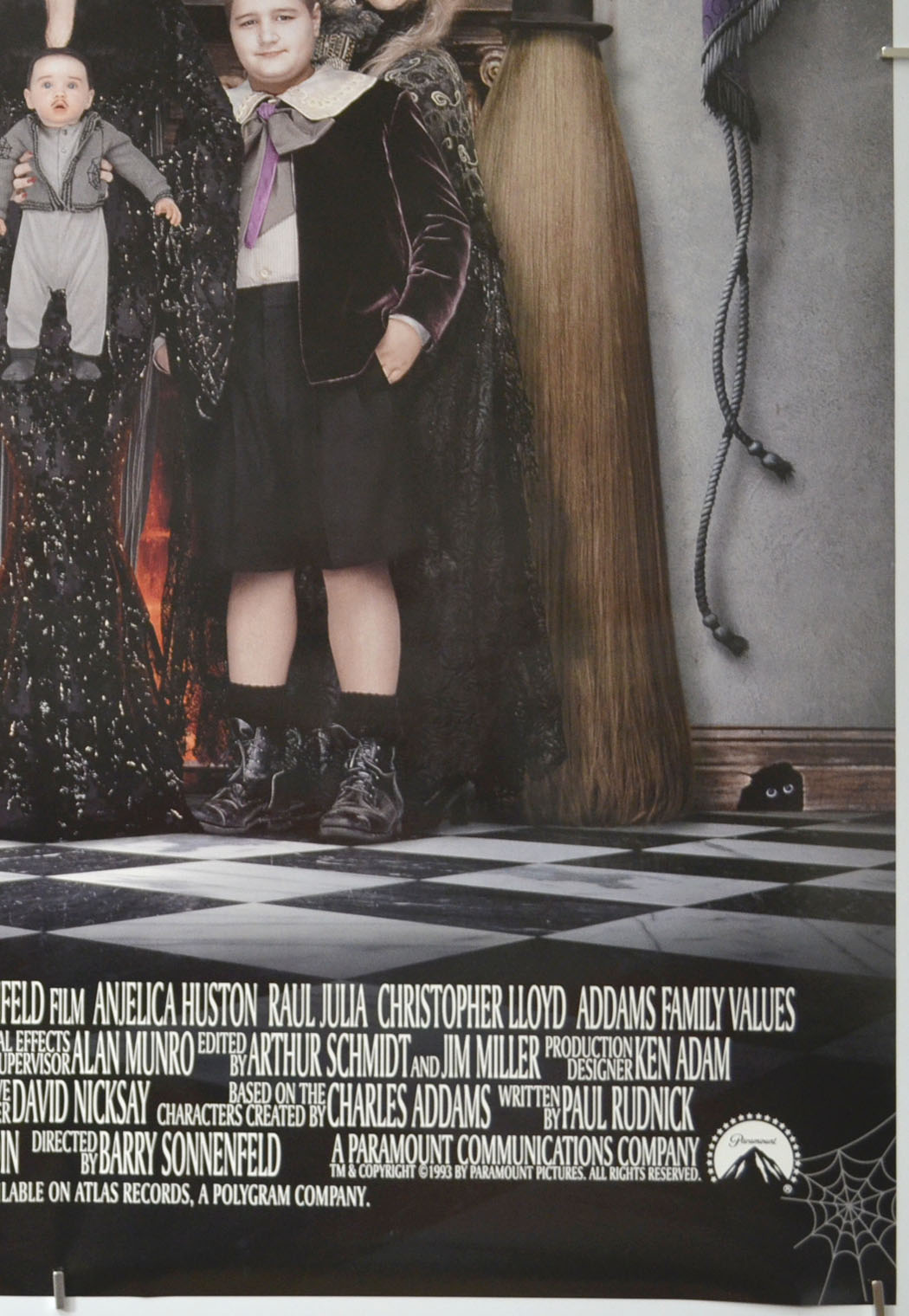 ADDAMS FAMILY VALUES (Bottom Right) Cinema One Sheet Movie Poster 