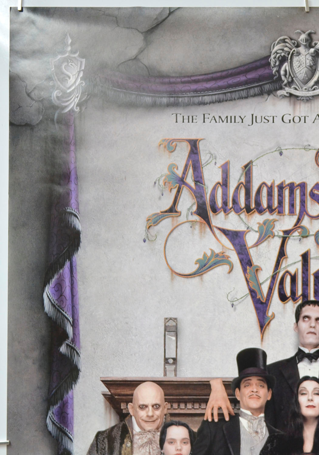 ADDAMS FAMILY VALUES (Top Left) Cinema One Sheet Movie Poster 