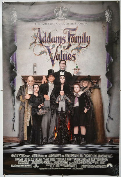 Addams Family Values Original One Sheet Poster - Film Poster - Movie Poster