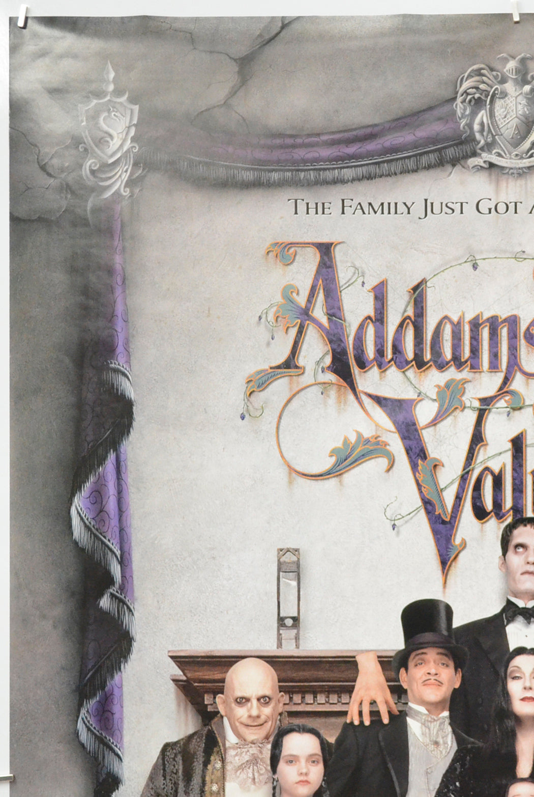 ADDAMS FAMILY VALUES (Top Left) Cinema One Sheet Movie Poster 