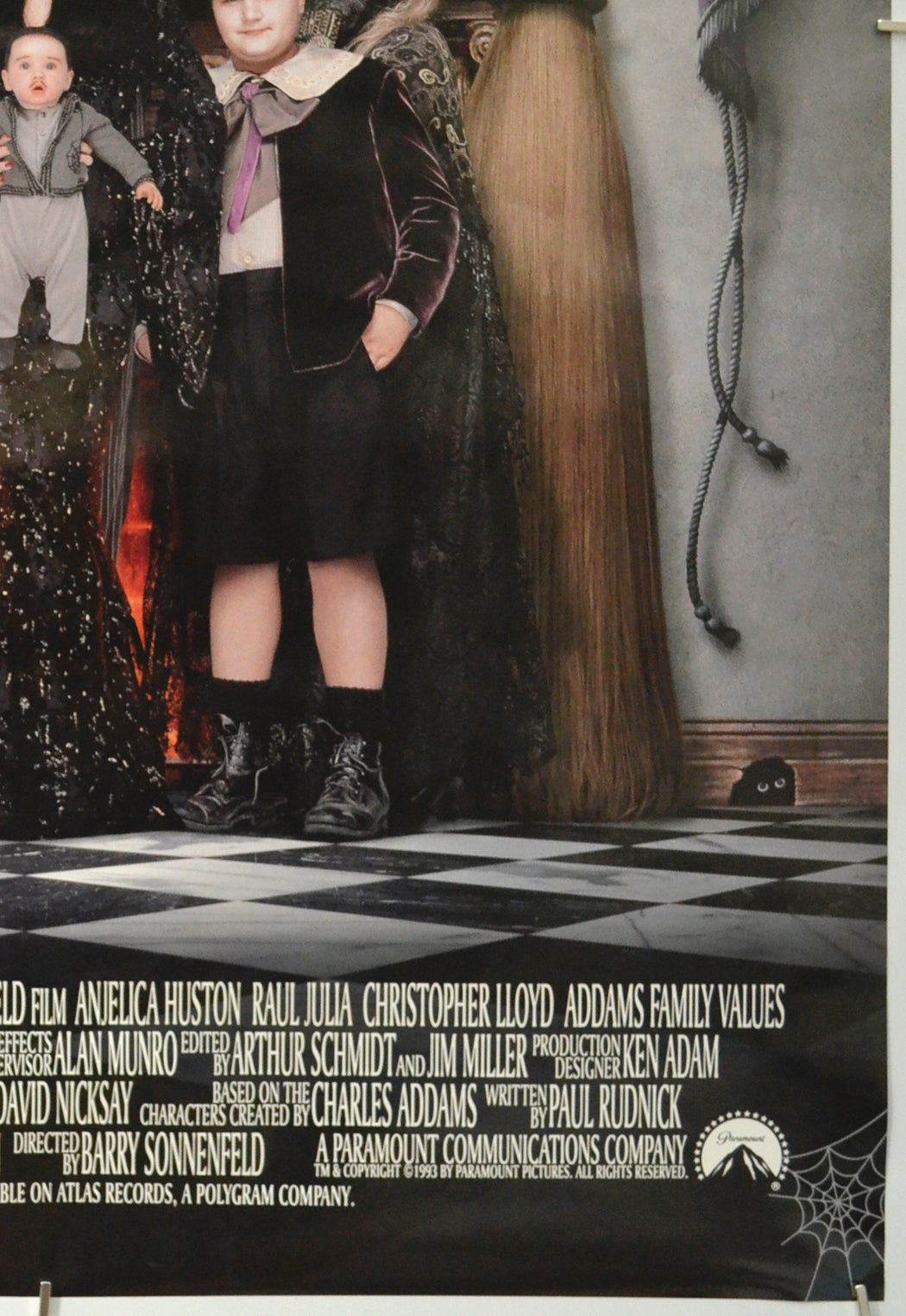 ADDAMS FAMILY VALUES (Bottom Right) Cinema One Sheet Movie Poster 