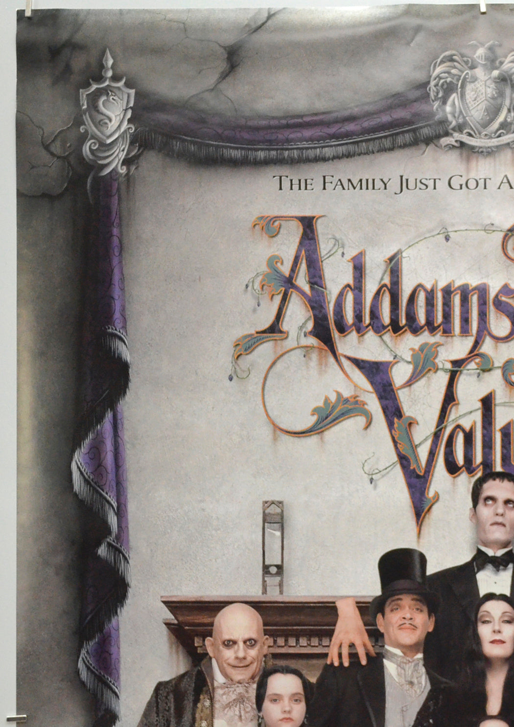 ADDAMS FAMILY VALUES (Top Left) Cinema One Sheet Movie Poster 