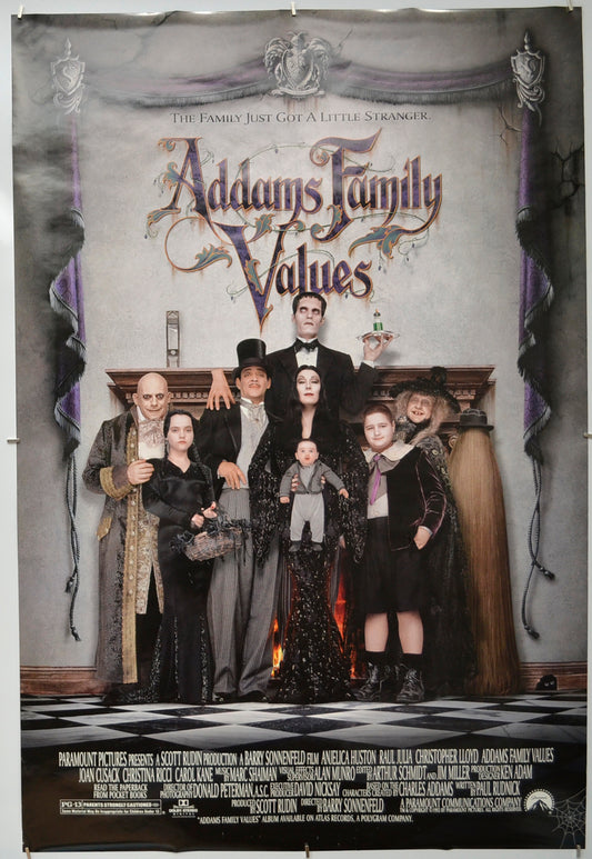 Addams Family Values Original One Sheet Poster - Film Poster - Movie Poster