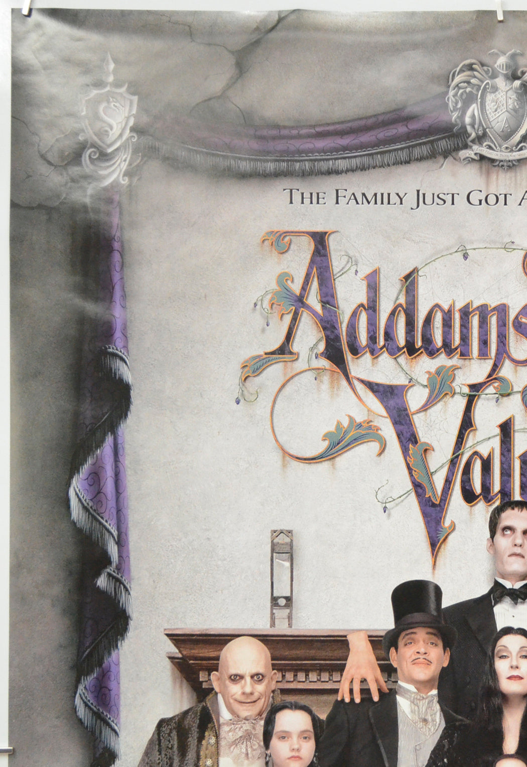 ADDAMS FAMILY VALUES (Top Left) Cinema One Sheet Movie Poster 