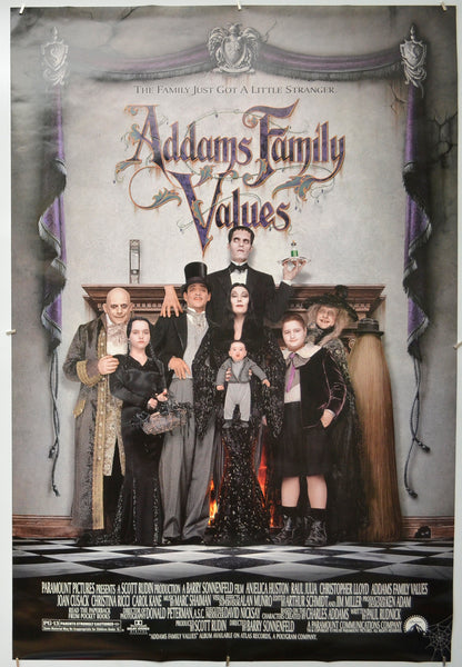 Addams Family Values Original One Sheet Poster - Film Poster - Movie Poster