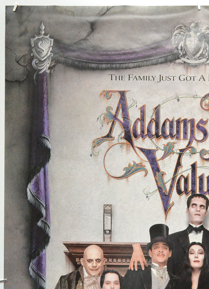 ADDAMS FAMILY VALUES (Top Left) Cinema One Sheet Movie Poster 