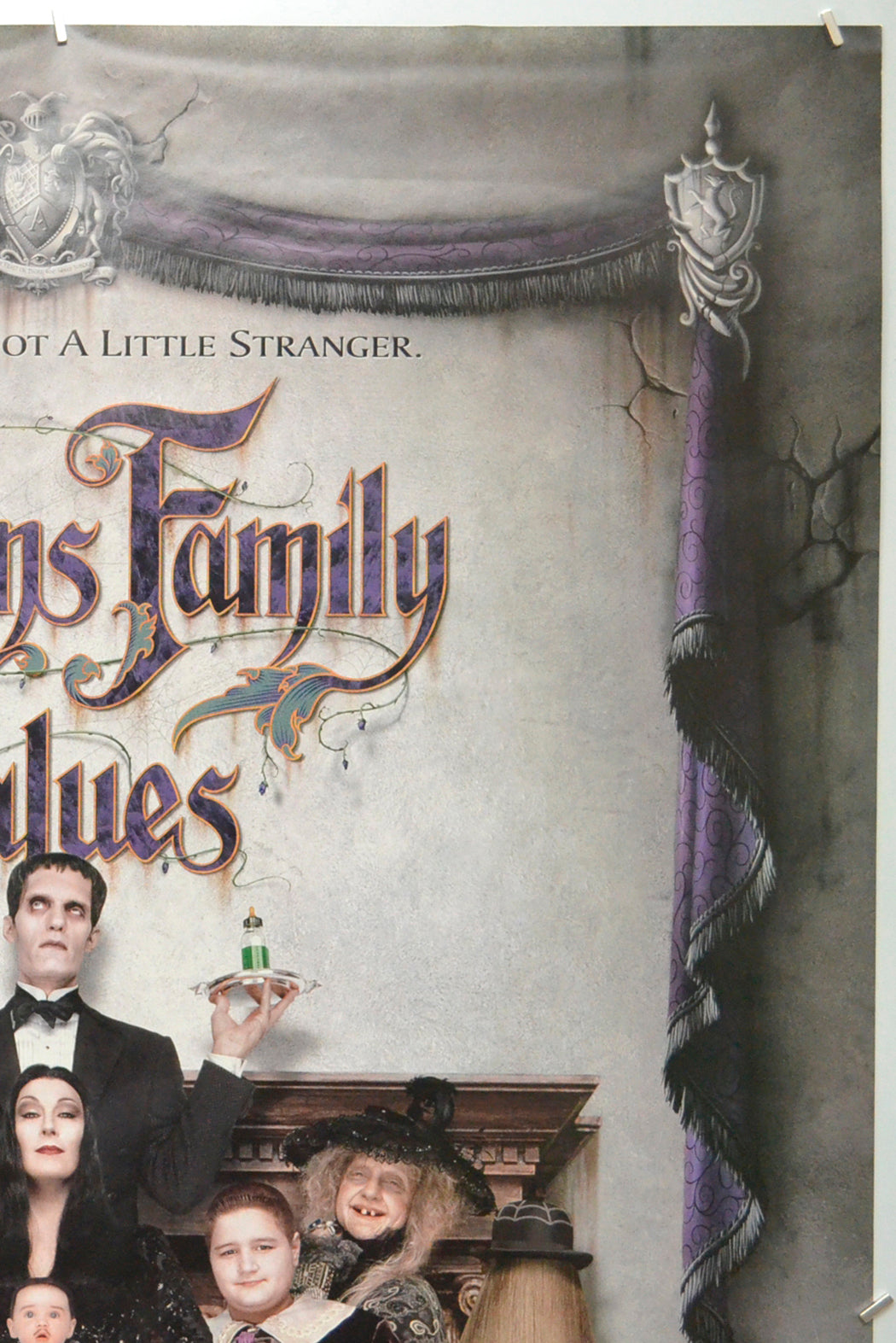 ADDAMS FAMILY VALUES (Top Right) Cinema One Sheet Movie Poster 