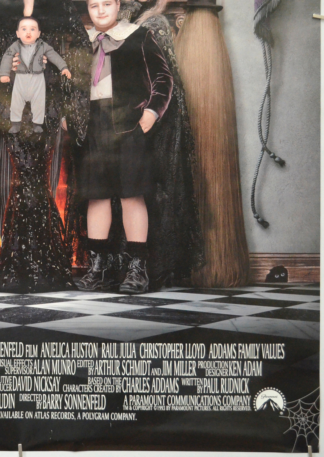 ADDAMS FAMILY VALUES (Bottom Right) Cinema One Sheet Movie Poster 