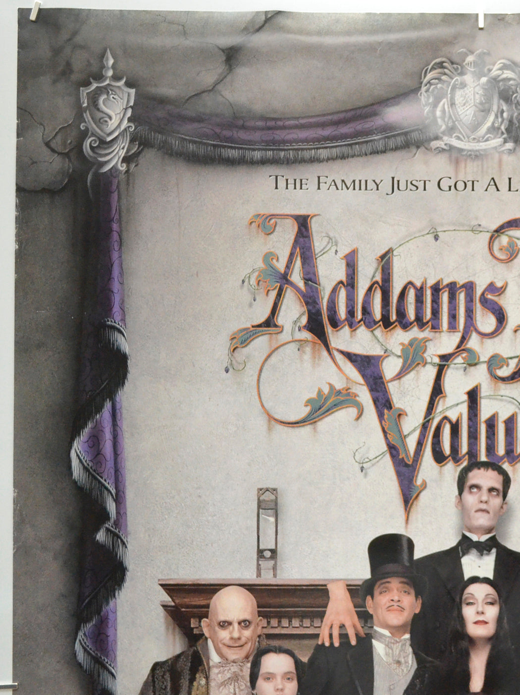 ADDAMS FAMILY VALUES (Top Left) Cinema One Sheet Movie Poster 