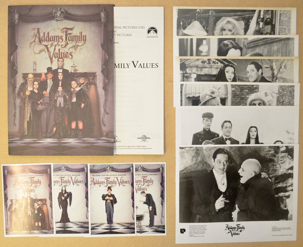 Addams Family Values Original Cinema Exhibitors Press Kit 