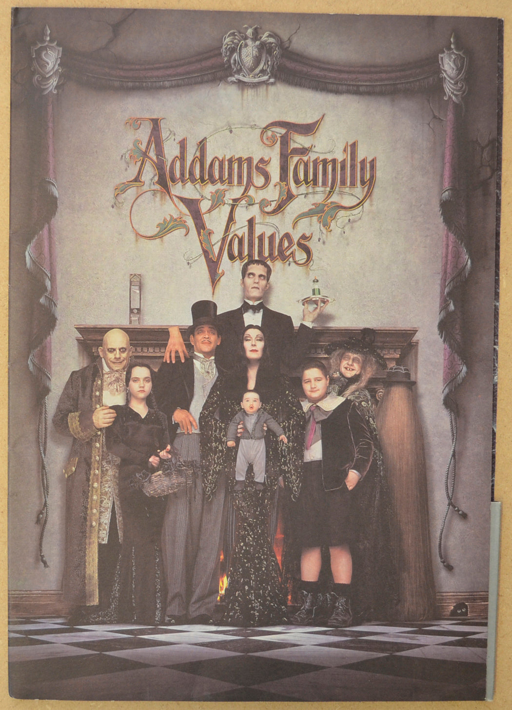 ADDAMS FAMILY VALUES Original Cinema Press Kit – Folder 