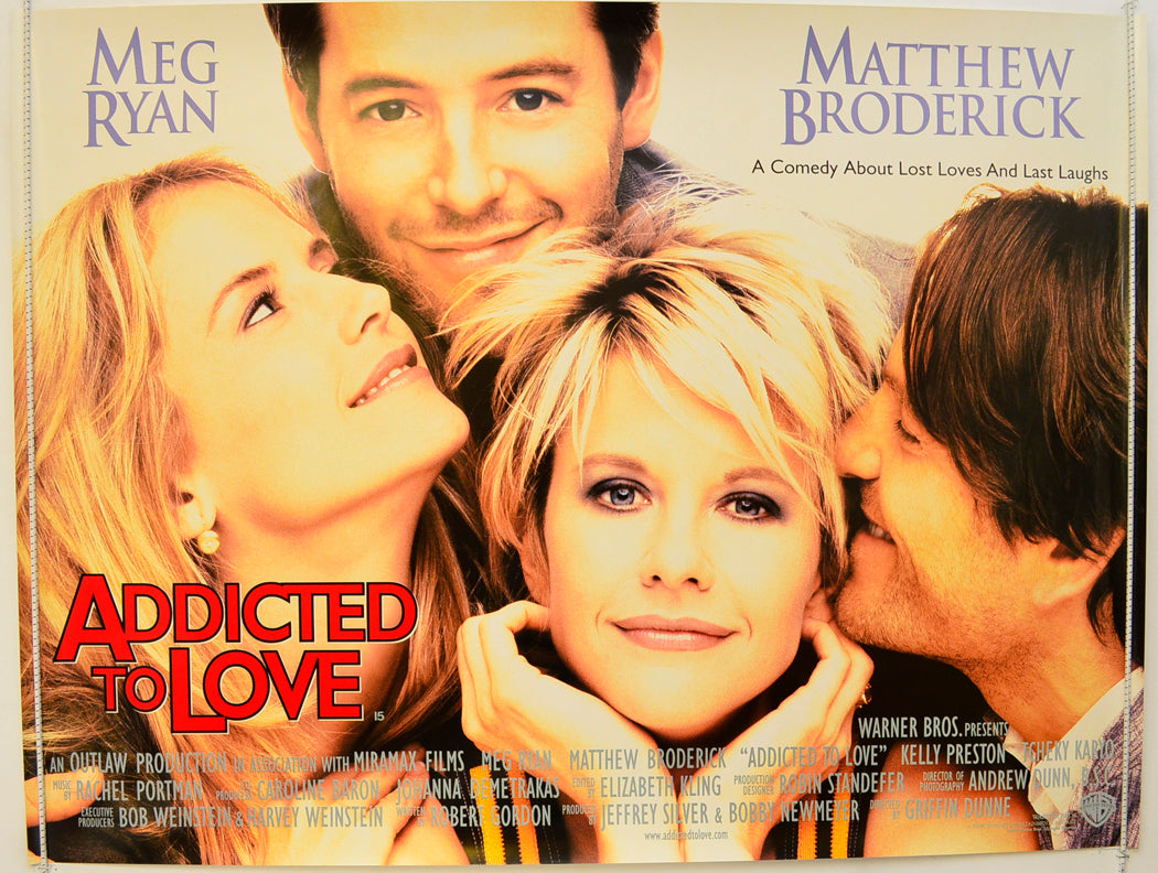 Addicted To Love Original Quad Poster - Film Poster - Movie Poster  