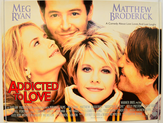 Addicted To Love Original Quad Poster - Film Poster - Movie Poster  