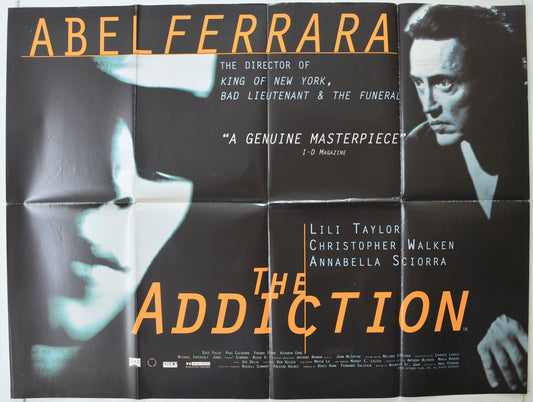 The Addiction   Original Quad Poster - Film Poster - Movie Poster 