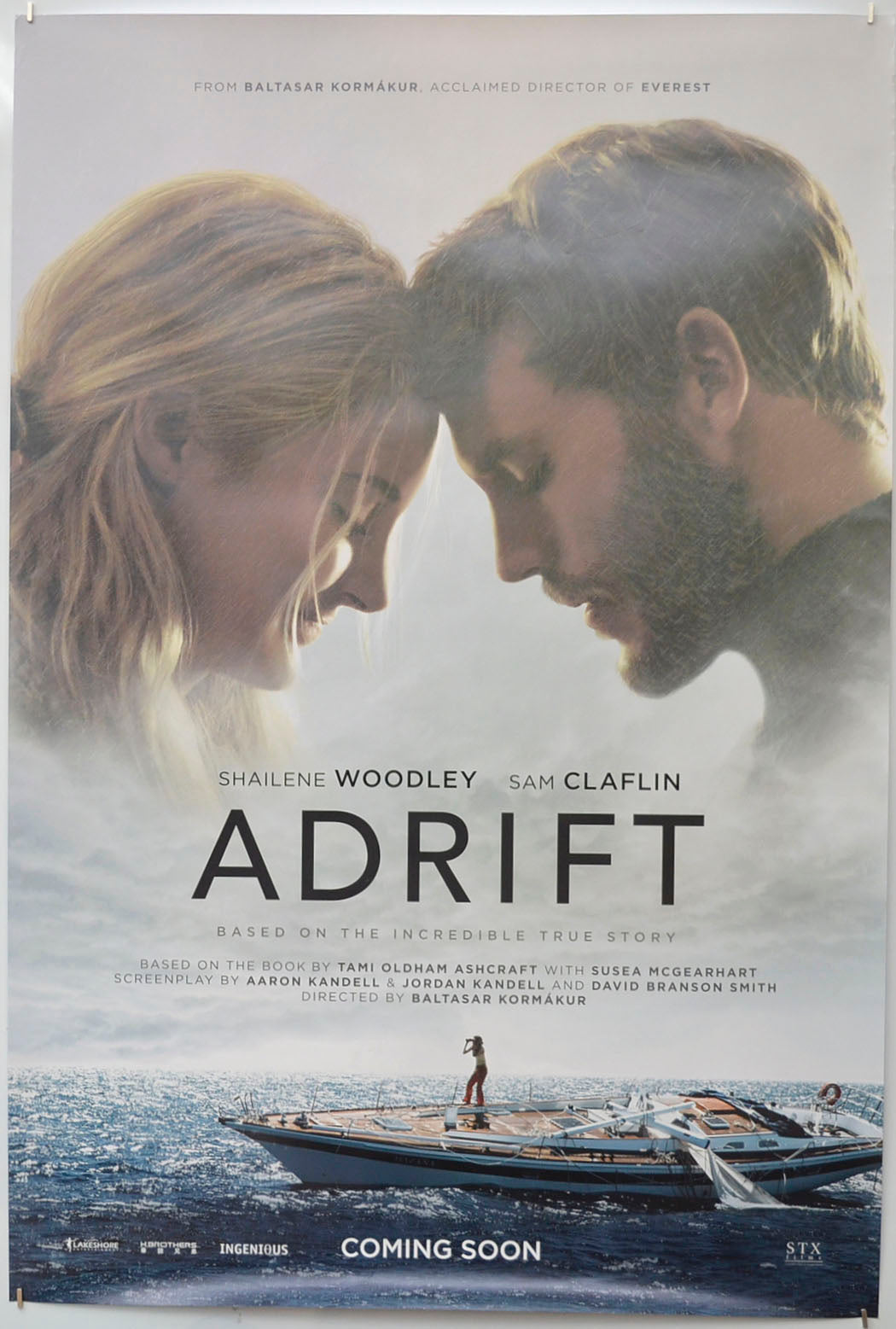 Adrift (Teaser / Advance Version) Original One Sheet Poster - Film Poster - Movie Poster