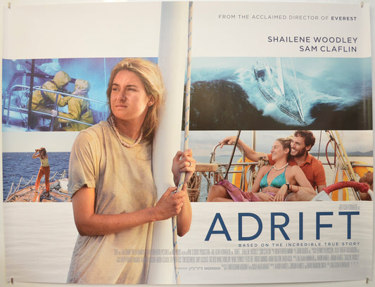 Adrift Original Quad Poster - Film Poster - Movie Poster