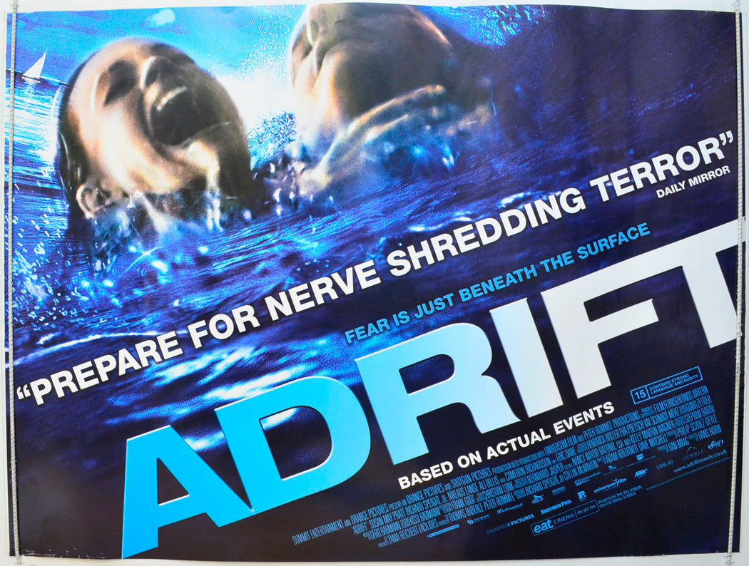 Adrift   (a.k.a. Open Water 2 : Adrift) Original British Quad Poster - Film Poster - Movie Poster