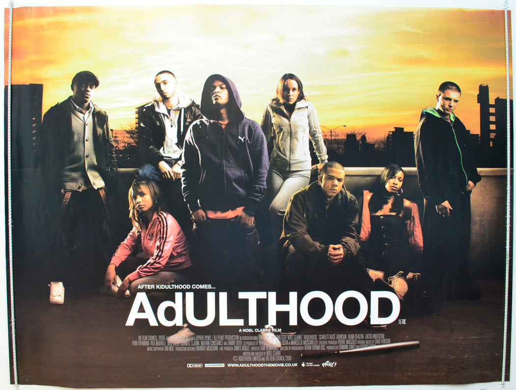 Adulthood Original British Quad Poster - Film Poster - Movie Poster 