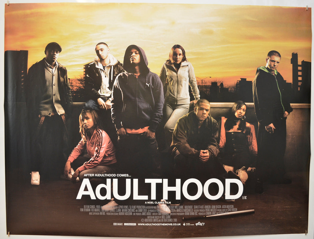 Adulthood  Original Quad Poster - Film Poster - Movie Poster