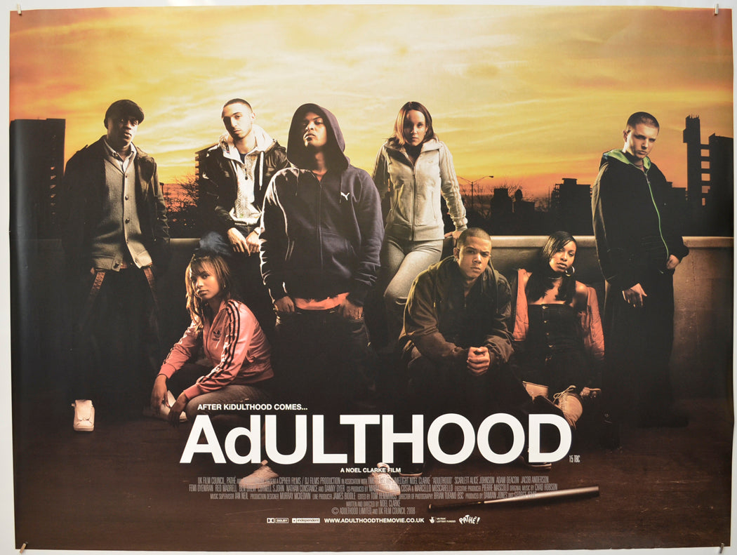 Adulthood  Original Quad Poster - Film Poster - Movie Poster