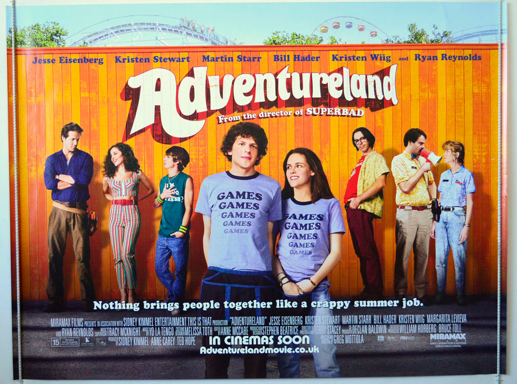 Adventureland Original British Quad Poster - Movie Poster