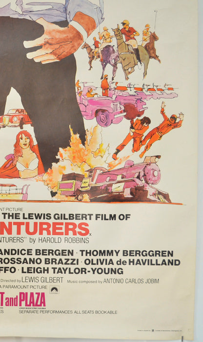 THE ADVENTURERS (Bottom Right) Cinema 4 Sheet Movie Poster 