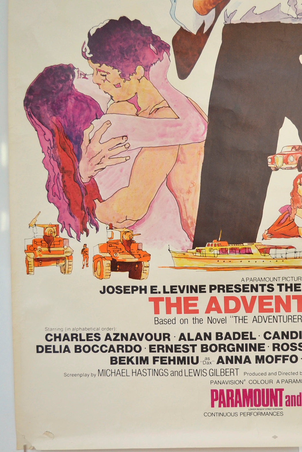 THE ADVENTURERS (Bottom Left) Cinema 4 Sheet Movie Poster 