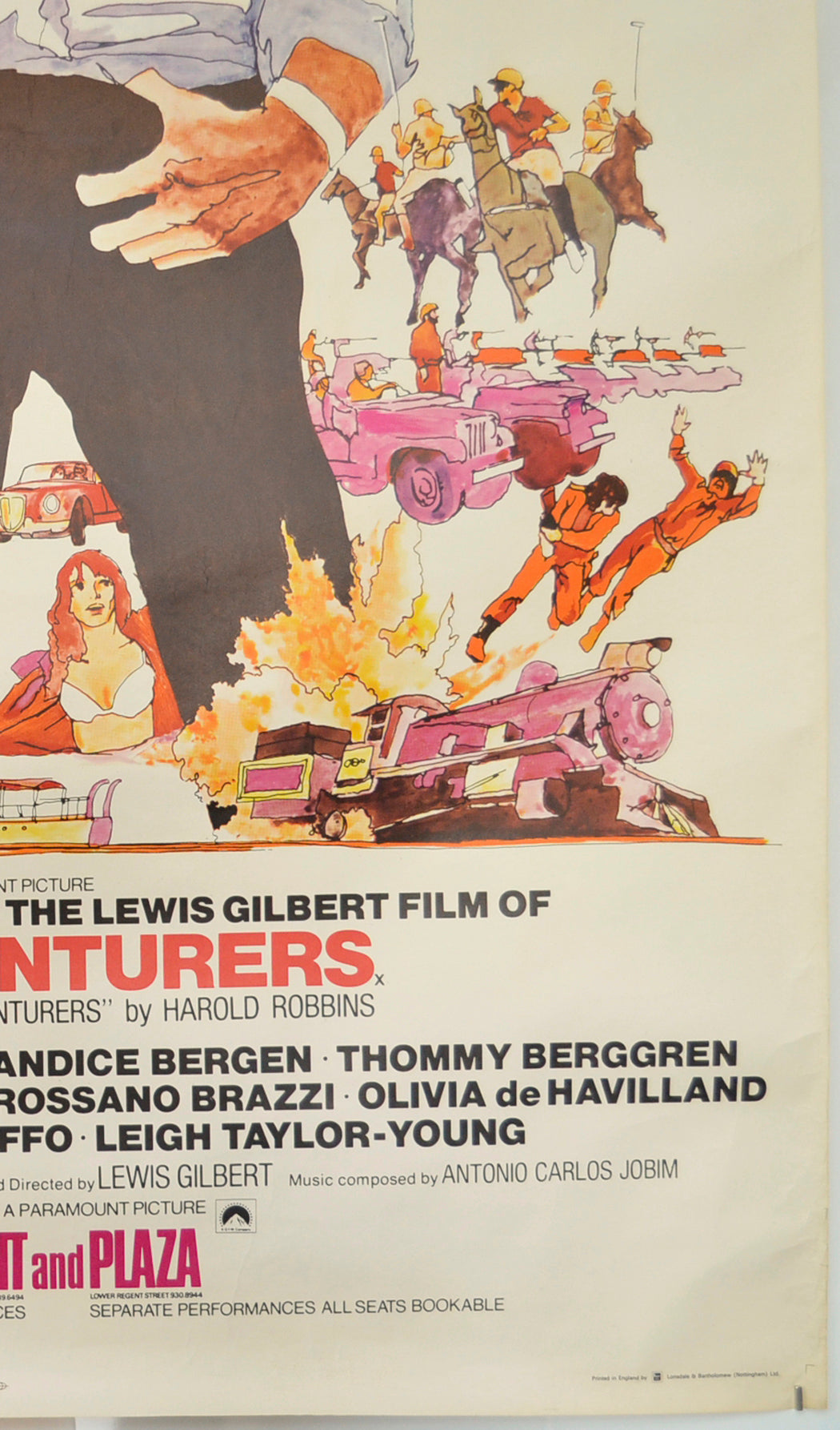 THE ADVENTURERS (Bottom Right) Cinema 4 Sheet Movie Poster 