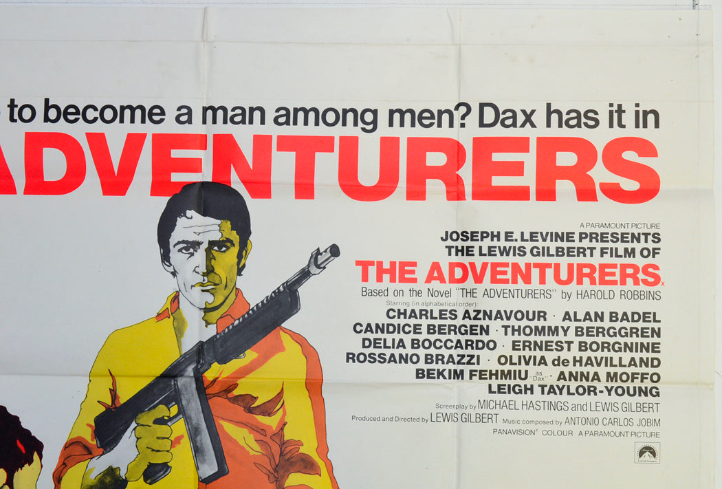 THE ADVENTURERS (Top Right) Cinema Quad Movie Poster 