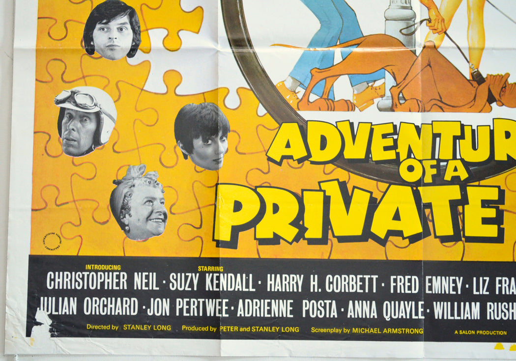 ADVENTURES OF A PRIVATE EYE (Bottom Left) Cinema Quad Movie Poster 