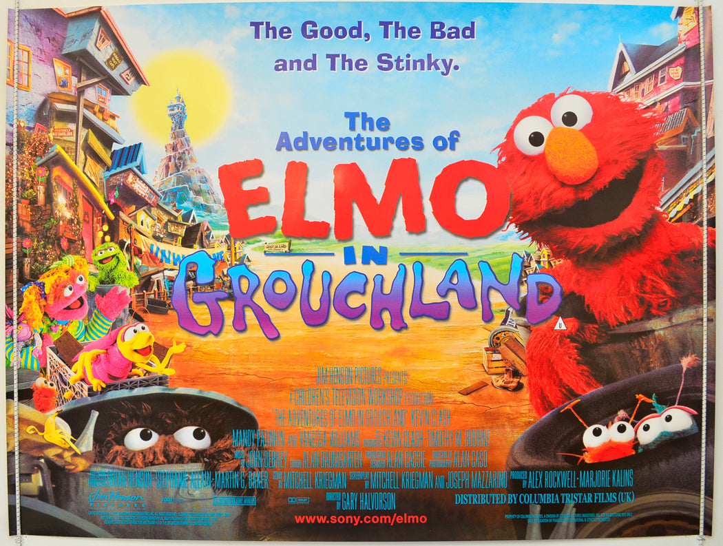 The Adventures Of Elmo In Grouchland Original Quad Poster - Film Poster - Movie Poster  