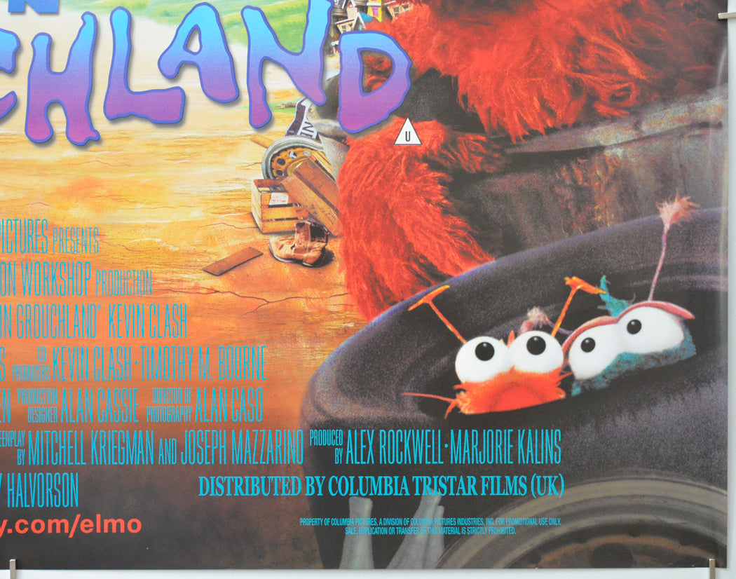 THE ADVENTURES OF ELMO IN GROUCHLAND (Bottom Right) Cinema Quad Movie Poster 