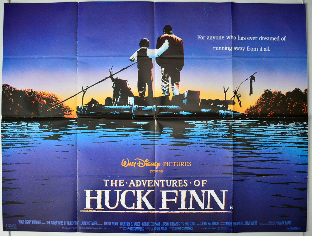 The Adventures Of Huck Finn Original British Quad Poster - Movie Poster