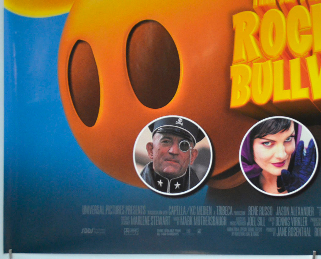 THE ADVENTURES OF ROCKY AND BULLWINKLE (Bottom Left) Cinema Quad Movie Poster 