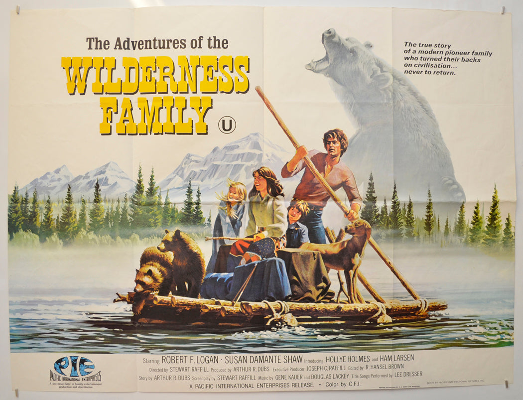 Adventures Of The Wilderness Family Original Quad Poster - Film Poster - Movie Poster