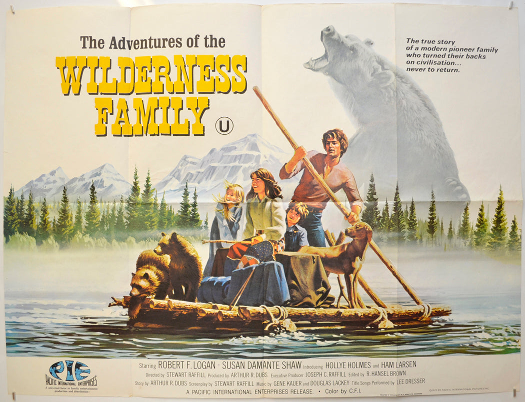 Adventures Of The Wilderness Family Original Quad Poster - Film Poster - Movie Poster