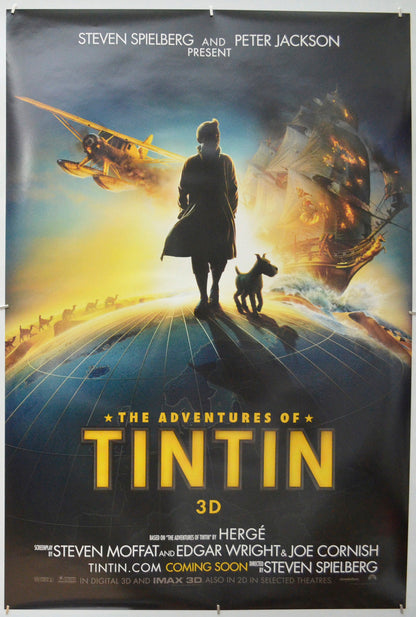 The Adventures Of Tintin - Original One Sheet Poster - Film Poster - Movie Poster 