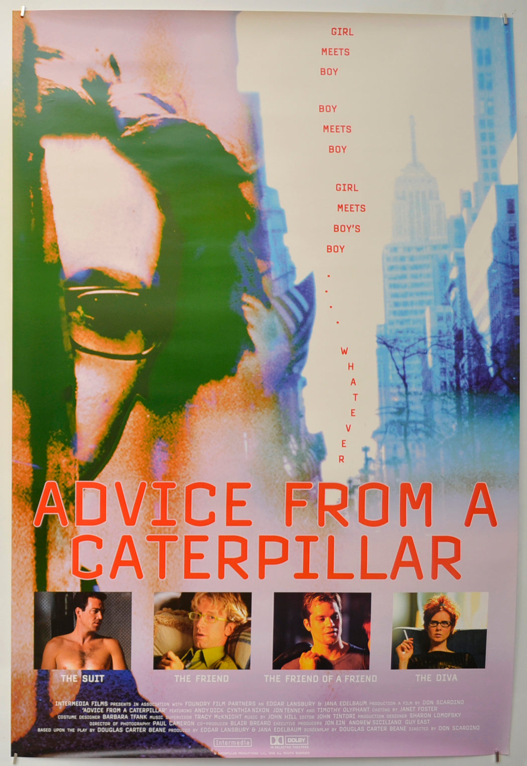 Advice from a Caterpillar Original One Sheet Poster - Film Poster - Movie Poster  