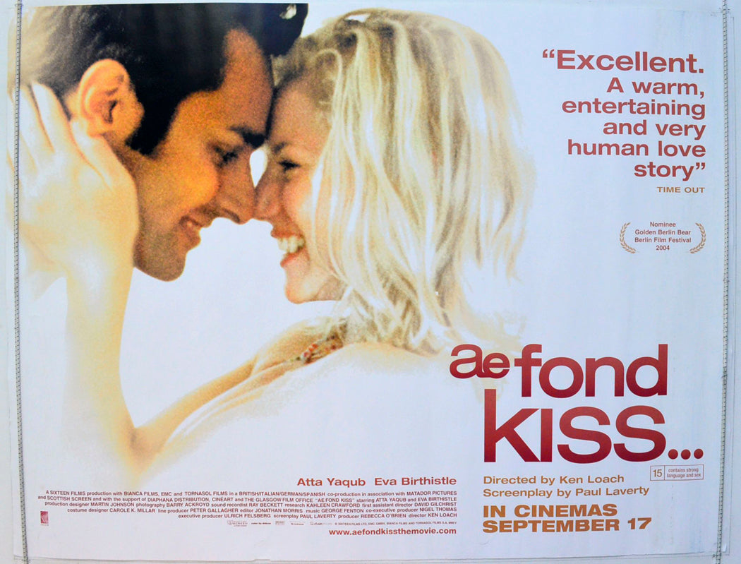 Ae Fond Kiss... Original British Quad Poster - Film Poster - Movie Poster 