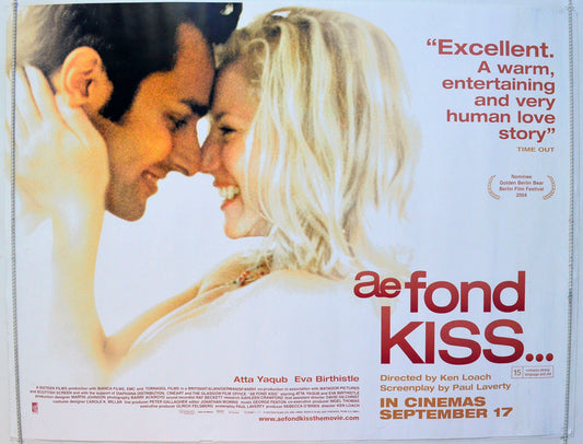 Ae Fond Kiss... Original British Quad Poster - Film Poster - Movie Poster 