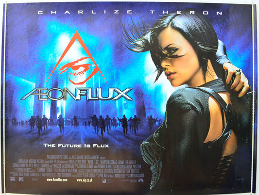 Aeon Flux  (a.k.a. Aeonflux)   Original British Quad Poster - Film Poster - Movie Poster 