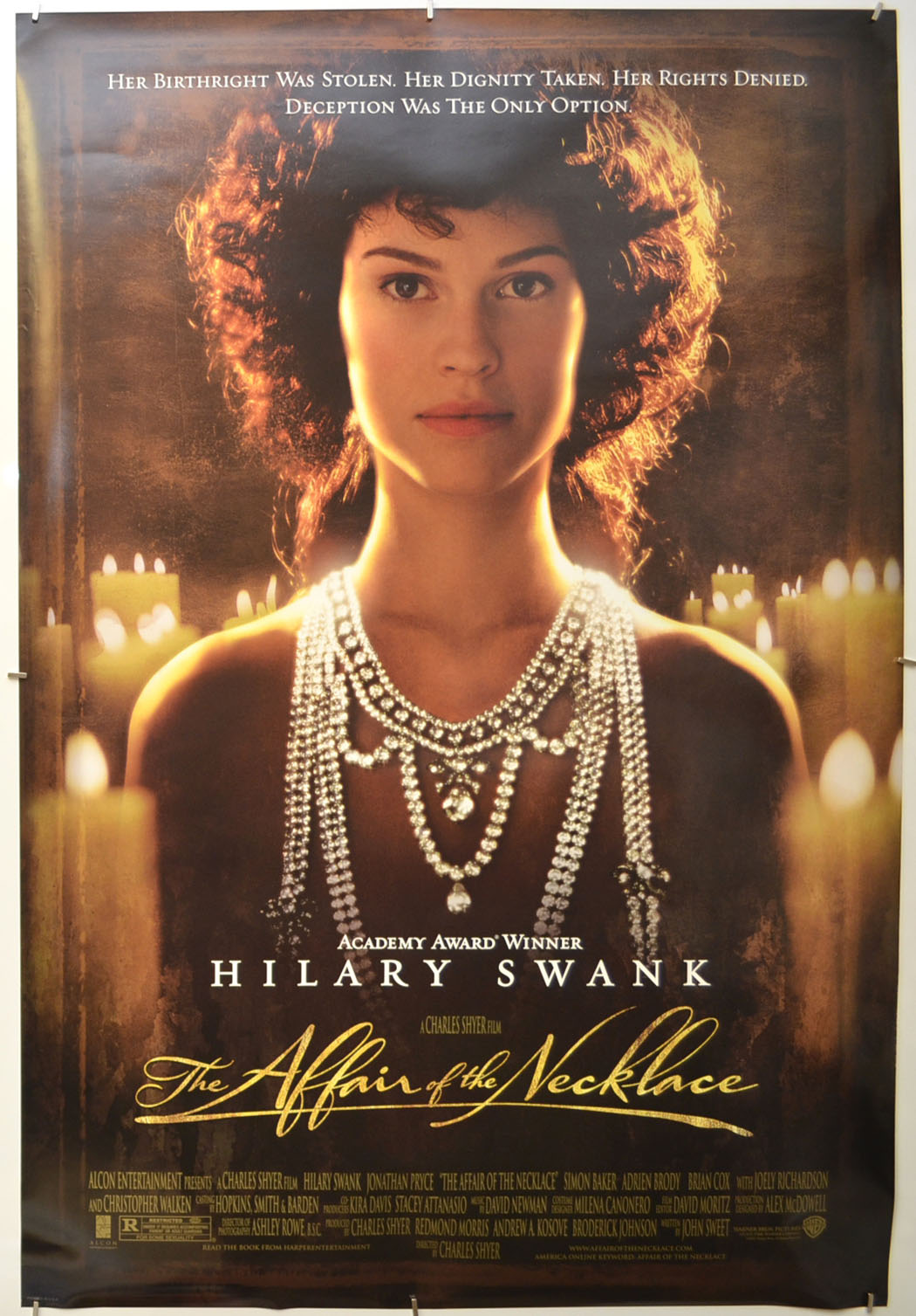 The Affair of the Necklace Original One Sheet Poster - Film Poster - Movie Poster