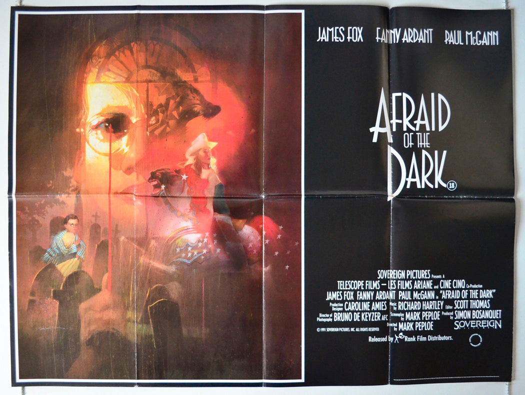 Afraid Of The Dark Original British Quad Poster - Movie Poster