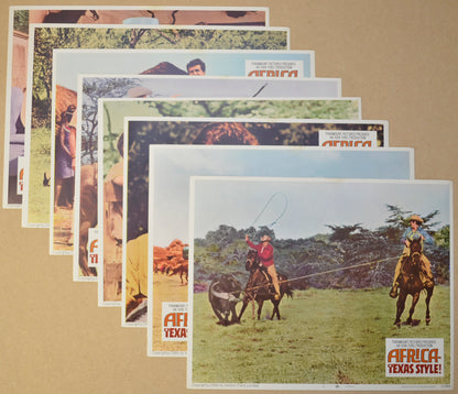 Africa: Texas Style Set Of 8 Original Cinema Lobby Cards 