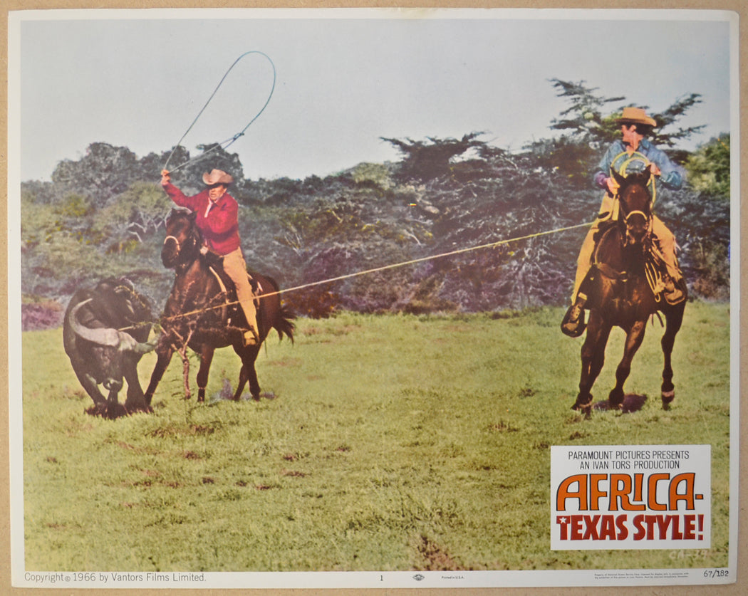 AFRICA: TEXAS STYLE (Card 1) Cinema Lobby Card Set 