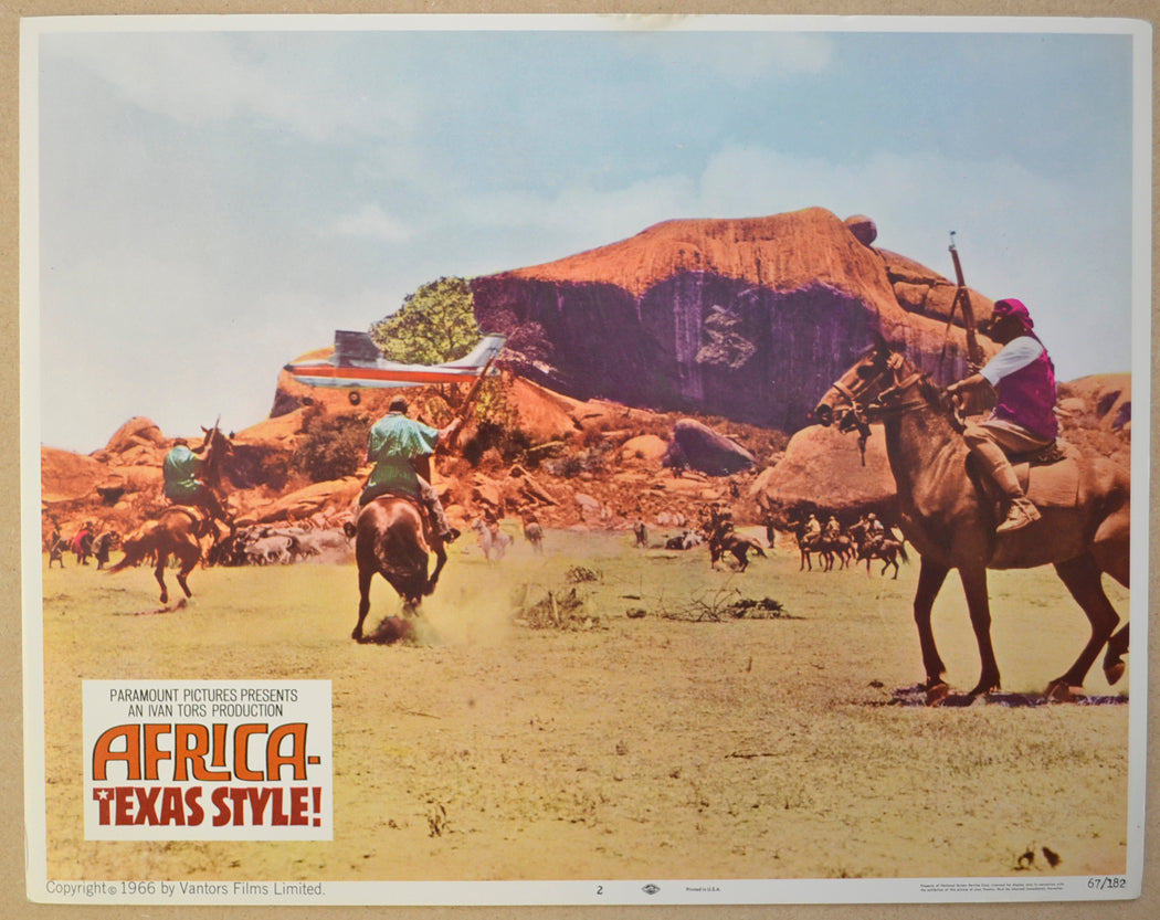 AFRICA: TEXAS STYLE (Card 2) Cinema Lobby Card Set 